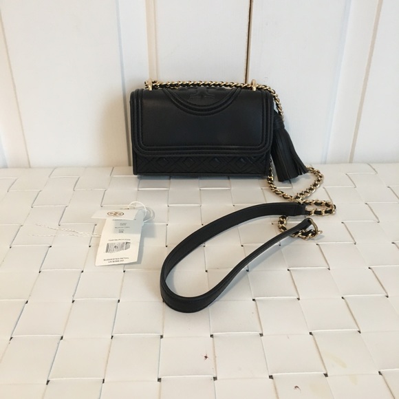 Tory Burch Handbags - HOLD Tory burch Fleming micro Crossbody bag